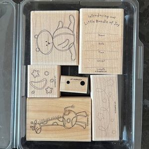 Stampin’ Up! Miscellaneous Baby 6 piece rubber stamps